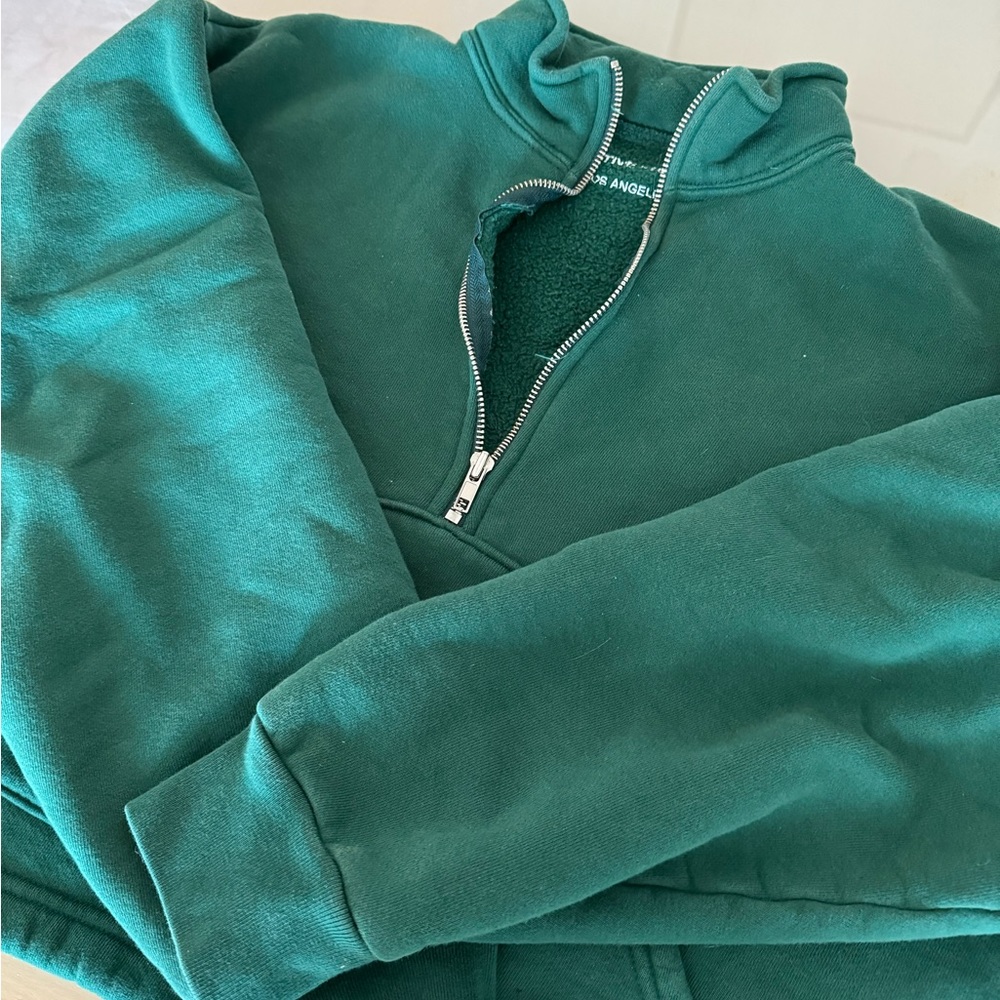 SET Active Green Crew Neck Sweater - Picture 2 of 4